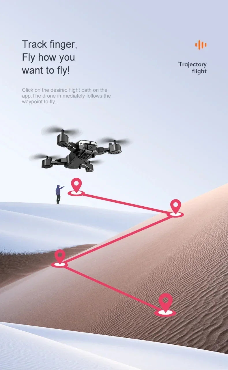 Mini G6 Pro Drone 8K 5G GPS Professional HD Aerial Photography QualCamera Omnidirectional Obstacle Avoidance Quadrotor Toy