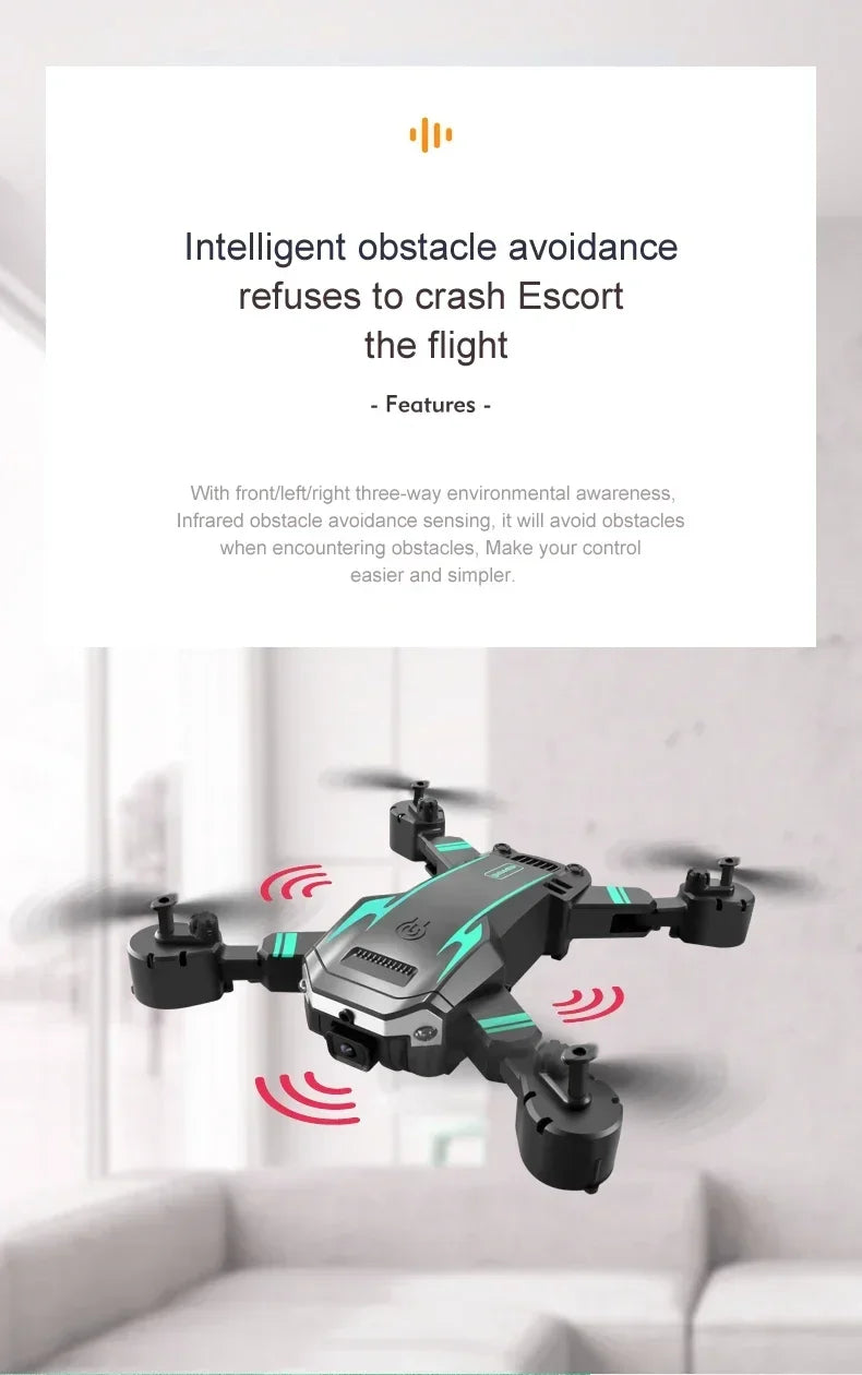 Mini G6 Pro Drone 8K 5G GPS Professional HD Aerial Photography QualCamera Omnidirectional Obstacle Avoidance Quadrotor Toy