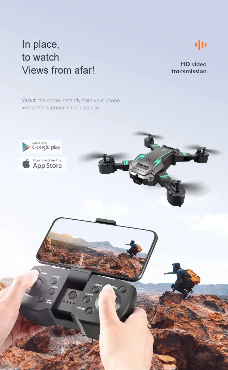 Mini G6 Pro Drone 8K 5G GPS Professional HD Aerial Photography QualCamera Omnidirectional Obstacle Avoidance Quadrotor Toy