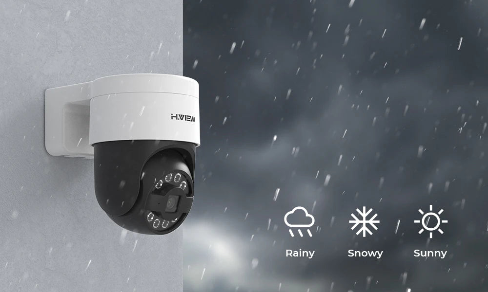 H.View Cctv Security Poe Ip Camera Ptz  5Mp 8mp 4K Dome Outdoor Audio Video Surveillance For Nvr System  Xmeye